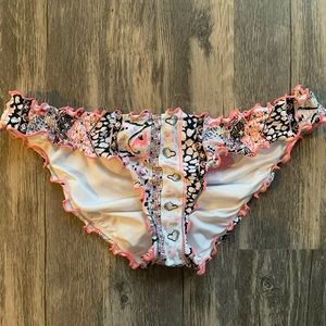 Victorias Secret Ruffle Cheeky Bikini Bottom